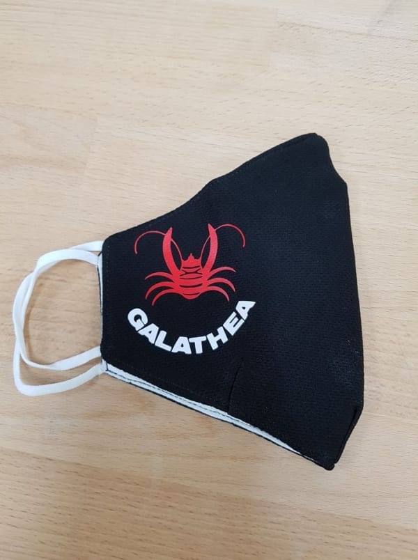Mondkapje met logo Galathea